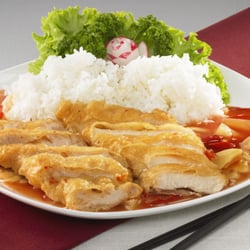 Asia Fu Loc - Hühnerfilet Knusprig mit süß saurer Sauce für 7,00€