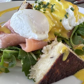 Fire Restaurant & Lounge - Egg Benedict with smoke salmon - New American Near Me - Denver, Colorado