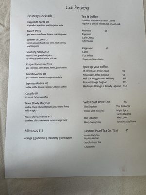 Menu photo 2 Nous Ashland, OR