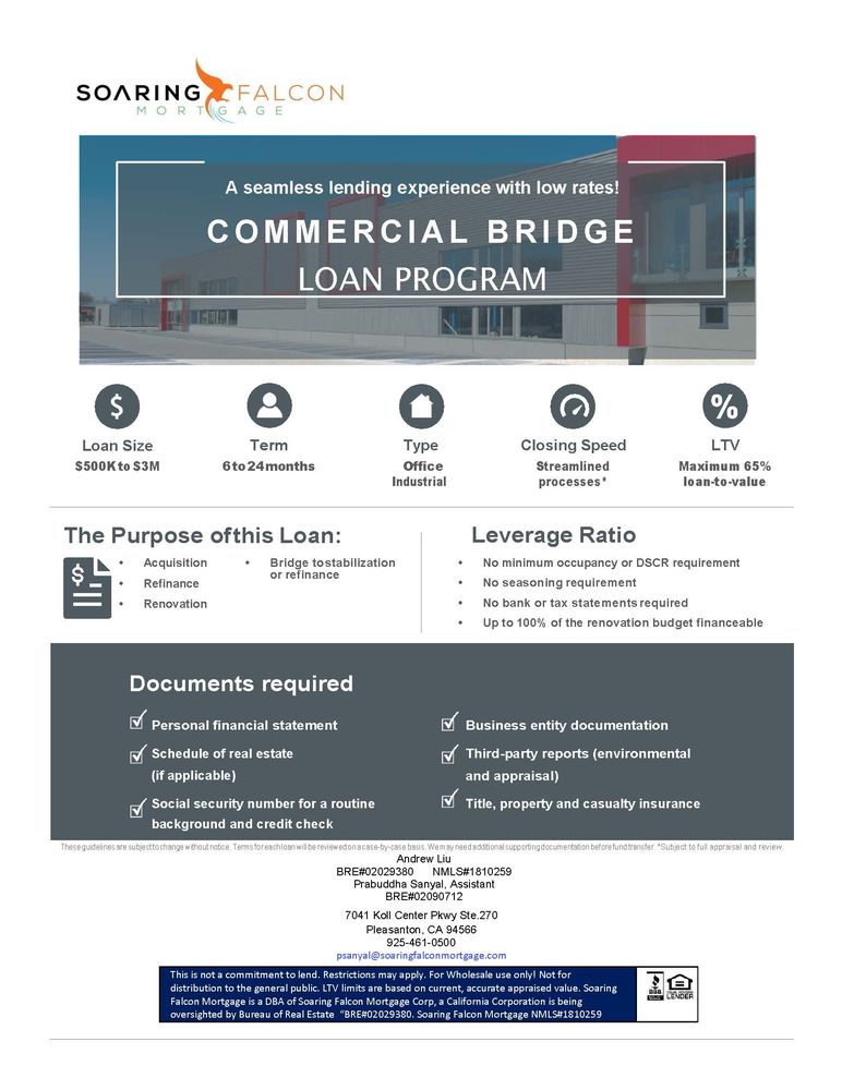 SOARING FALCON MORTGAGE Updated June 2024 7041 Koll Center Pkwy, Pleasanton, California