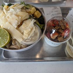 Kale Caesar and custom honeybar