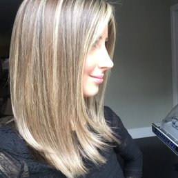 Cut and color by Cyndi at Pini Swissa Salon. The perfect "beige blonde!"