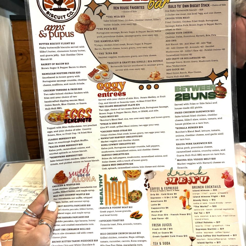 Kona Biscuit - Menu - Breakfast & Brunch Near Me - Waikoloa, Hawaii