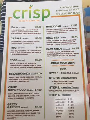 Menu photo 7 Crisp Lynchburg, VA Menu photo 7 Crisp Lynchburg, VA