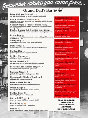 Menu photo 4 Grand Dad’s Bar Wyandotte, MI