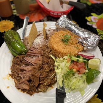 Taco Time - Barbacoa plate - Tacos Near Me - Lexington, Kentucky