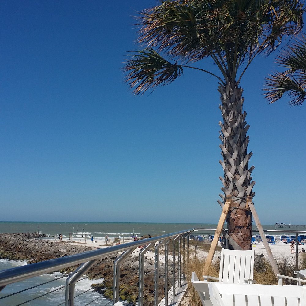 Sandbar - Opal Sands - View from our table. - Resorts Near Me - Clearwater Beach, Florida Sandbar - Opal Sands - View from our table. - Resorts Near Me - Clearwater Beach, Florida