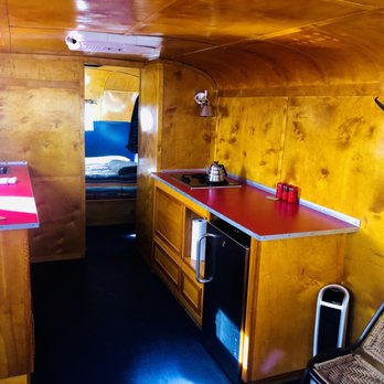El Cosmico - Inside Trailer #16. - Campgrounds Near Me - Marfa, Texas
