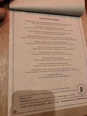 Menu photo 2 Alquimista Las Jarretaderas, NAY