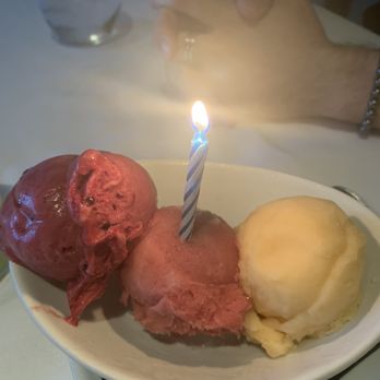 Prime - Trio of sorbet. Yum!!!! - American Near Me - Huntington, New York