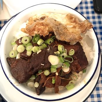 Hat Yai - Huu Mong $13. Braised pork belly with fried egg - Thai Near Me - Portland, Oregon Hat Yai - Huu Mong $13. Braised pork belly with fried egg - Thai Near Me - Portland, Oregon