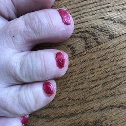 Crappy nail polish application