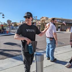 Arizona Food Tours- Scottsdale and Tempe Food Tours - Zach giving us a bit of history