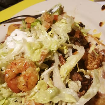 Los Pueblos - Picture hides the goodness herein, hiding shrimp, beef. Chicken. Best appetizer I could ever ask for! - Mexican Near Me - Arnolds Park, Iowa Los Pueblos - Picture hides the goodness herein, hiding shrimp, beef. Chicken. Best appetizer I could ever ask for! - Mexican Near Me - Arnolds Park, Iowa