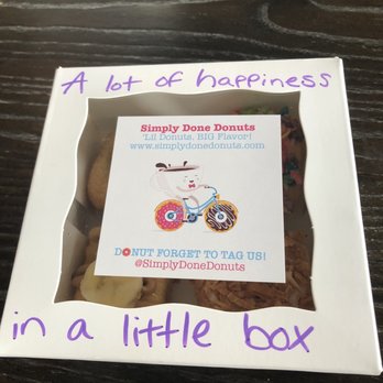 Simply Done Donuts - Cute little box of tiny donuts! - Food Trucks Near Me - Dunwoody, Georgia Simply Done Donuts - Cute little box of tiny donuts! - Food Trucks Near Me - Dunwoody, Georgia