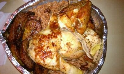 Photo of Senor Pollo - New York, NY, US. Half chicken w. Rice & beans and maduros
