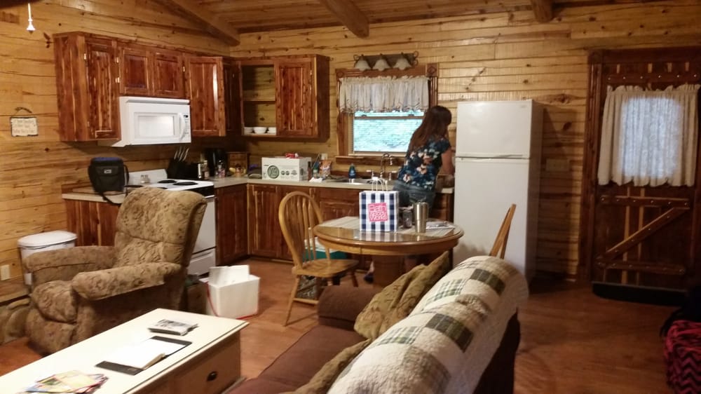 Interior View Of Ozark Dance Cabin At Lazy Daze Yelp