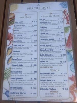 Menu photo 1 The Beach House Westhampton Beach, NY Menu photo 1 The Beach House Westhampton Beach, NY