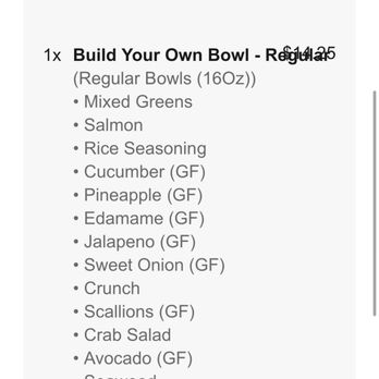 The Ono Poke - Order Details - Poke Near Me - Homewood, Alabama