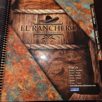 El Ranchero - Menu - Mexican Near Me - Ranson, West Virginia