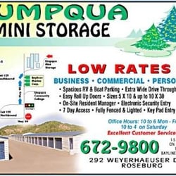 Umpqua Mini Storage - Umpqua Mini Storage Roseburg - Best Rates in Town