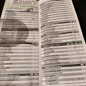 Hello Sushi - We didn't order a lot of stuffs but it took them an hour to complete our order. - Japanese Near Me - Redlands, California