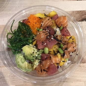 Pokeworks - Poke bowl with salmon and ahi tuna - Poke Near Me - Somerville, Massachusetts Pokeworks - Poke bowl with salmon and ahi tuna - Poke Near Me - Somerville, Massachusetts