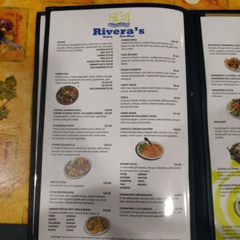 Riveras Salva Tex Mex - Menu 3 of 4 - Tex-Mex Near Me - Princeton, Texas Riveras Salva Tex Mex - Menu 3 of 4 - Tex-Mex Near Me - Princeton, Texas