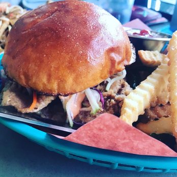 Potluck Hawker Eatery - Salted egg chicken Sandu burger - Indonesian Near Me - Vancouver, British Columbia Potluck Hawker Eatery - Salted egg chicken Sandu burger - Indonesian Near Me - Vancouver, British Columbia