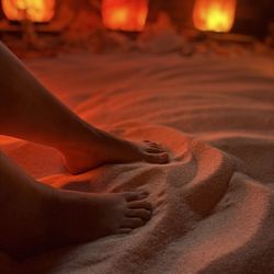Lavana Connection - They have a sand pit where you can relax!!