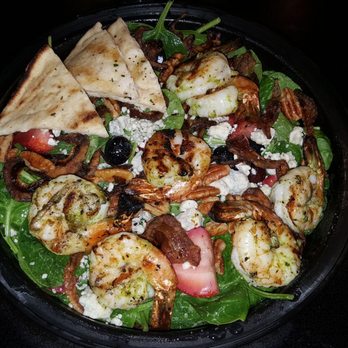 Waterworks Cafe - Pear salad with dijon maple vinaigrette dressing. I added grilled shrimp. It's my absolute favorite salad in all of the city. - Sandwiches Near Me - Manchester, New Hampshire Waterworks Cafe - Pear salad with dijon maple vinaigrette dressing. I added grilled shrimp. It's my absolute favorite salad in all of the city. - Sandwiches Near Me - Manchester, New Hampshire