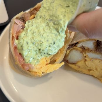 Faregrounds - Cilantro sauce is sludge - Sandwiches Near Me - Beverly Hills, California