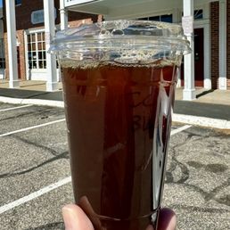 Black iced coffee