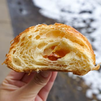 Clear Flour Bakery - Apricot Croissant - flaky! - Bakeries Near Me - Brookline, Massachusetts