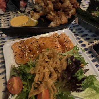 Tokyo Eats - Salmon Sashimi Salad - Ramen Near Me - Fullerton, California Tokyo Eats - Salmon Sashimi Salad - Ramen Near Me - Fullerton, California