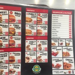 Upper West Side Falafel - Menü