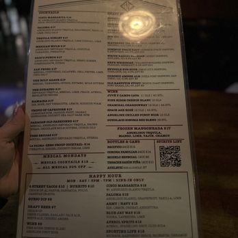 Cinco - Menu - Mexican Near Me - Los Angeles, California