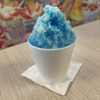 Bro-Bro’s - Blue Raspberry Hawaiian Shaved Ice!! - Shaved Ice Near Me - Avondale, Arizona