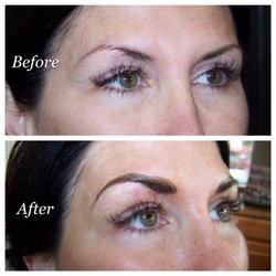 Chrysalis Clinic of Permanent Cosmetics - Absolutely stunning microstroked brows on this beauty!!