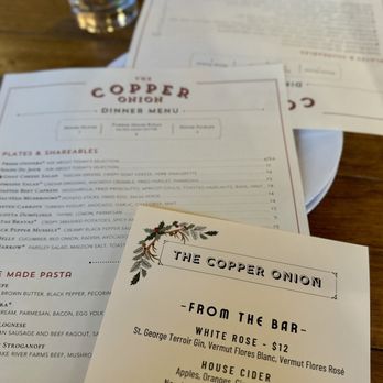 The Copper Onion - Menu - New American Near Me - Salt Lake City, Utah The Copper Onion - Menu - New American Near Me - Salt Lake City, Utah