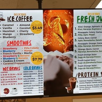 Anthony's Donuts - Drink menu - Donuts Near Me - Las Vegas, Nevada
