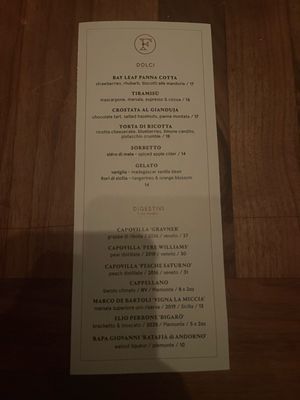 Menu photo 4 Felix Trattoria Los Angeles, CA