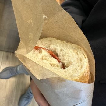 Tasty break - Ham, pepperoni and cheese panini - Sandwiches Near Me - Brussels, BRU