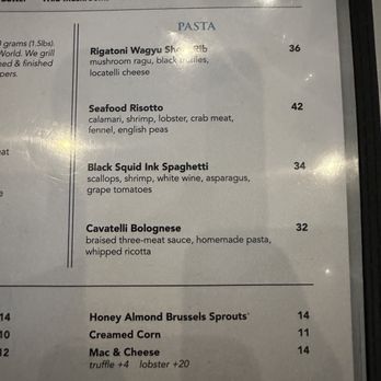 Opus Steakhouse  - Menu - Wine Bars Near Me - Jericho, New York