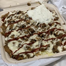 Chicken shawarma platter