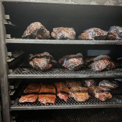 MadCow - Meat in the smoker....