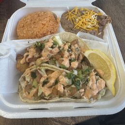 Shrimp Taco Combo Shrimp Taco Combo