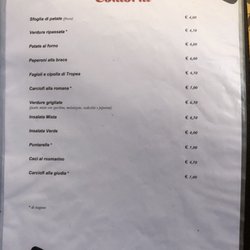 Mr. Manzo - Menu
