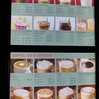Starbucks - Drive thru menu - Coffee & Tea Near Me - Lodi, California