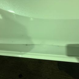 Dent in front door Dent in front door